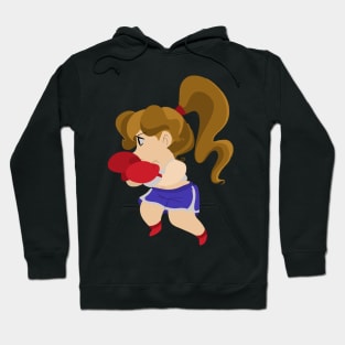 Cute Little Boxer Girl Hoodie